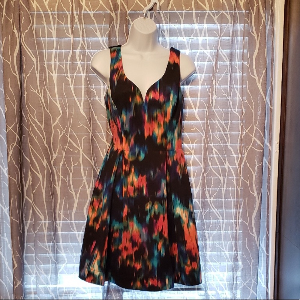 Multicolored cocktail dress